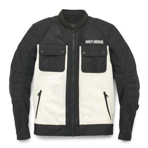 Harley Davidson Zephyr Mixed Media Jacket with Zip-Out Liner (size M)